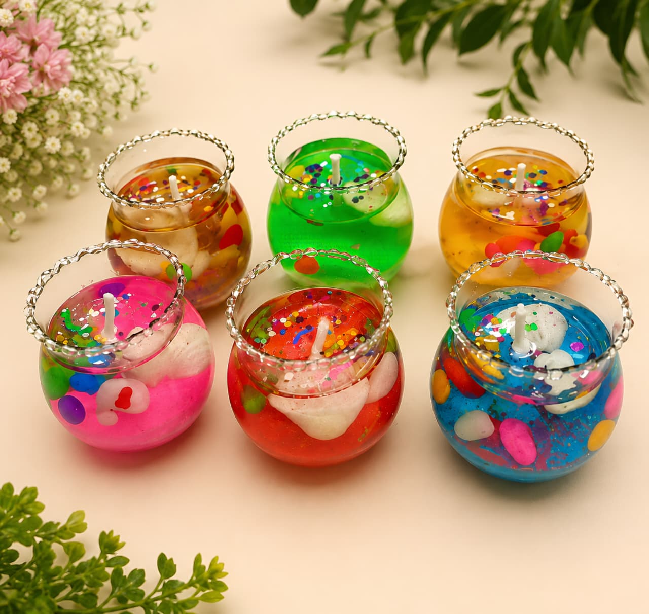 Matka Gel Candle — Set of 6